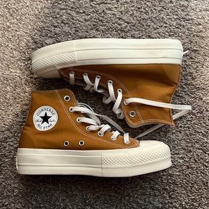Converse | Shoes | Brown Platform Converse | Poshmark
